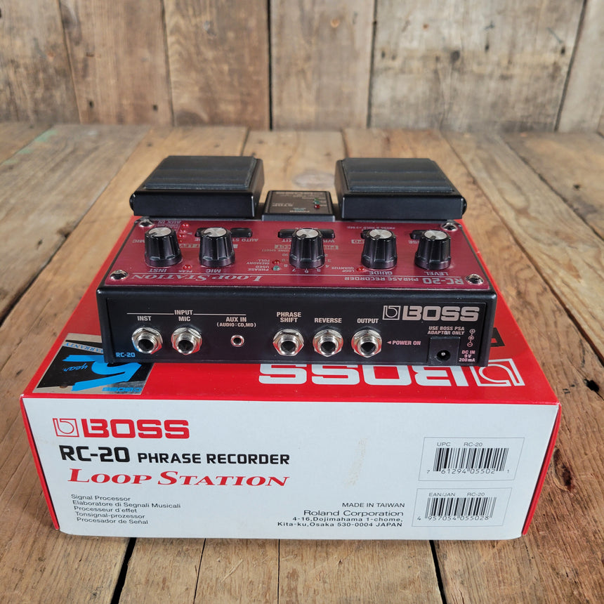 Boss RC-20 Phrase Recorder Loop Station Pedal with Box 2001