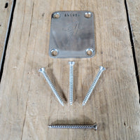 Fender Neck Plate F Logo 1966 Telecaster Stratocaster Jazzmaster Bass