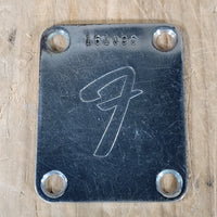 Fender Neck Plate F Logo 1966 Telecaster Stratocaster Jazzmaster Bass
