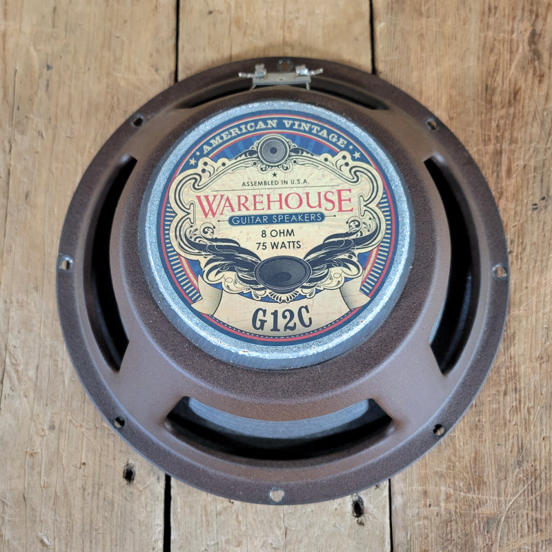 WGS G12C 12" Guitar Speaker – 75 Watt, 8 Ohm, Vintage American Tone