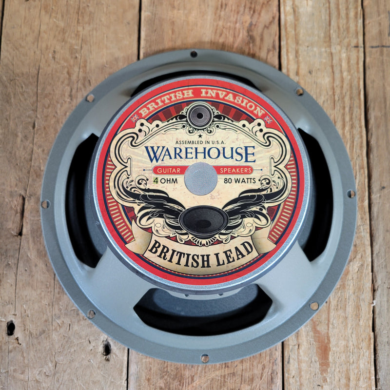 WGS British Lead 12" Guitar Speaker – 80 Watt, 4 Ohm, Modern British Rock Tone