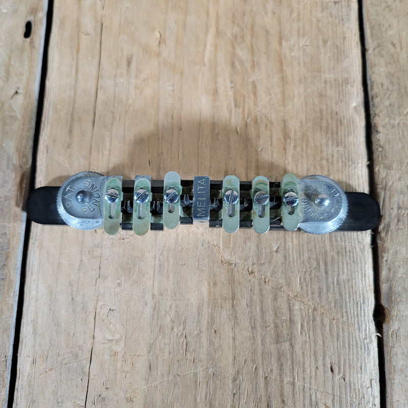 Melita Guitar Bridge 1st Version For Vintage Gretsch Guitars - Pat Pending 1950s
