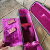 Gibson ES-335 ES-330 ES-345 Hard Case 1960s Black with Purple Lining