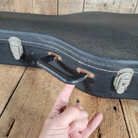 Gibson ES-335 ES-330 ES-345 Hard Case 1960s Black with Purple Lining