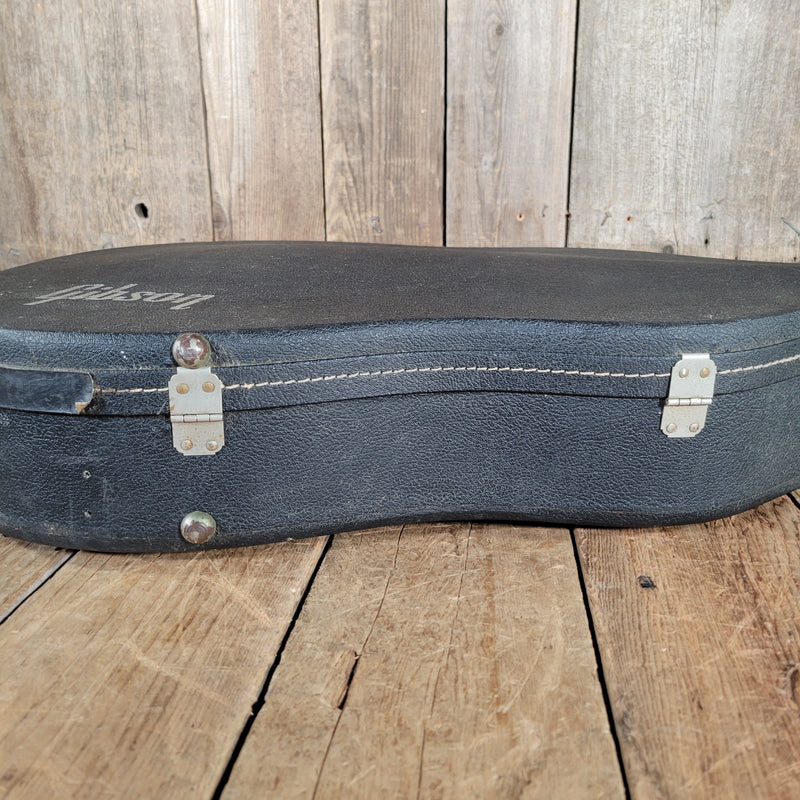 Gibson ES-335 ES-330 ES-345 Hard Case 1960s Black with Purple Lining