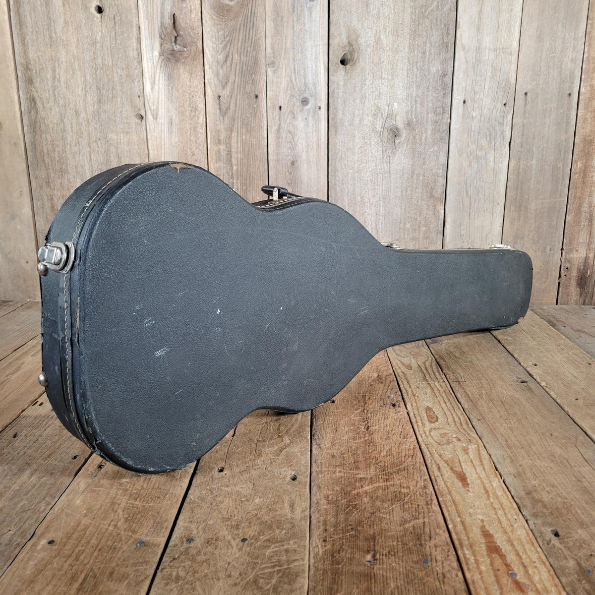 Gibson SG Hard Shell Case Late 60s Early 1970s Black with Purple Lining