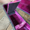 Gibson SG Hard Shell Case Late 60s Early 1970s Black with Purple Lining
