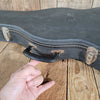 Gibson SG Hard Shell Case Late 60s Early 1970s Black with Purple Lining