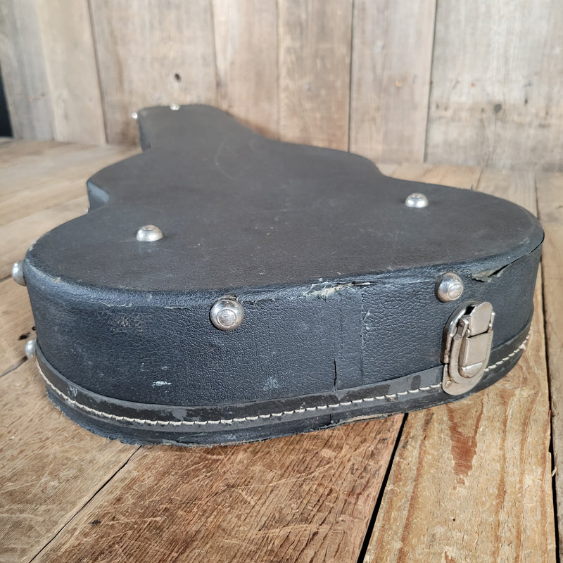 Gibson SG Hard Shell Case Late 60s Early 1970s Black with Purple Lining