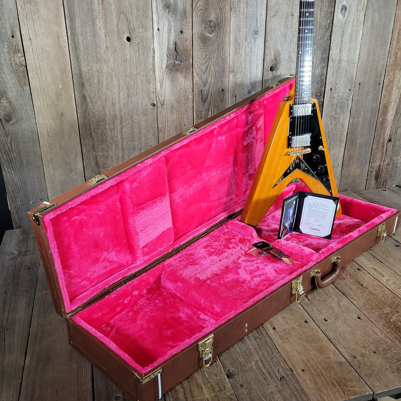 Epiphone Joe Bonamassa 1958 "Amos" Korina Flying V 2017 – Limited Edition, Personally Signed
