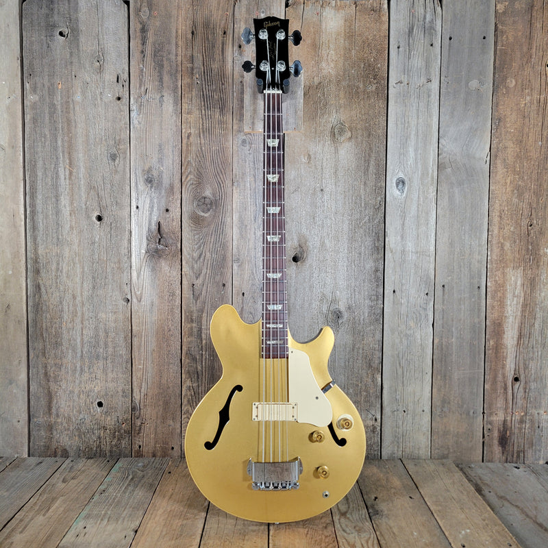 Gibson Les Paul Signature Bass – Vintage Gold Finish, Semi-Hollow Body 1974