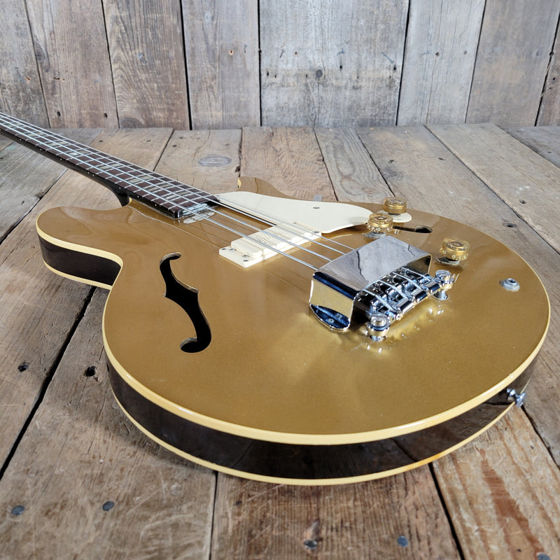 Gibson Les Paul Signature Bass – Vintage Gold Finish, Semi-Hollow Body 1974