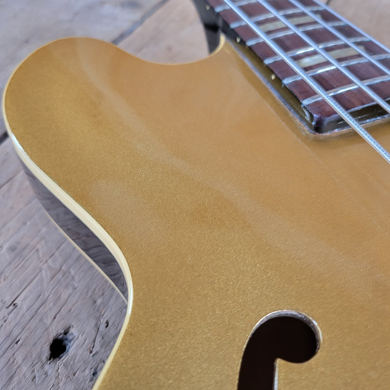 Gibson Les Paul Signature Bass – Vintage Gold Finish, Semi-Hollow Body 1974
