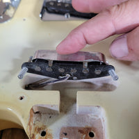 Fender Telecaster – Olympic White Vintage Electric Guitar with Maple Neck 1972 serial, Jan 1973 Neck Date