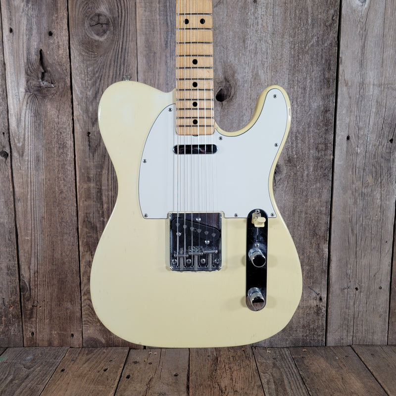 Fender Telecaster – Olympic White Vintage Electric Guitar with Maple Neck 1972 serial, Jan 1973 Neck Date