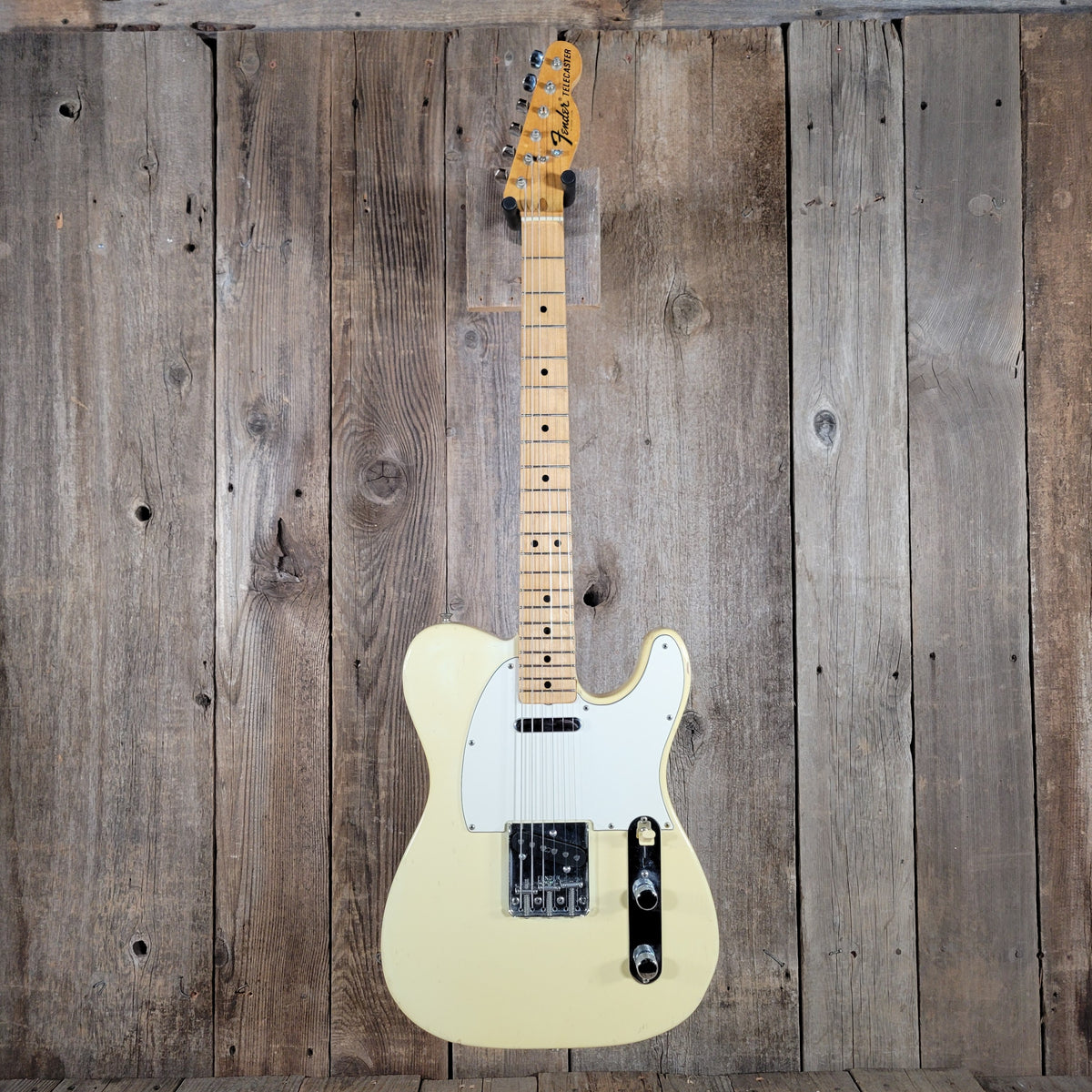 Fender Telecaster – Olympic White Vintage Electric Guitar with Maple Neck 1972 serial, Jan 1973 Neck Date