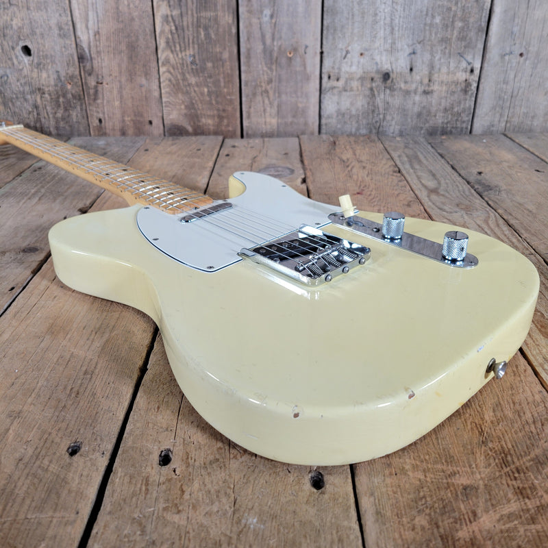 Fender Telecaster – Olympic White Vintage Electric Guitar with Maple Neck 1972 serial, Jan 1973 Neck Date