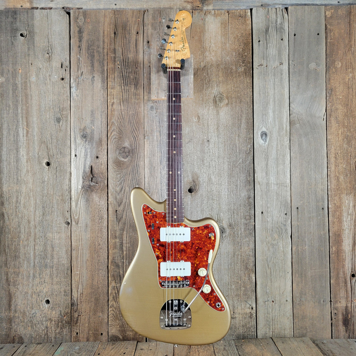 Fender 1962 Jazzmaster Slab Board Pre CBS Joe Riggio Refinish Shoreline Gold Slab Board