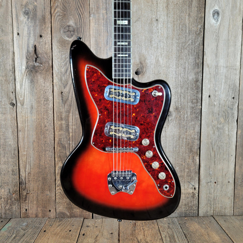 Harmony 1960s H-19 Silhouette – Vintage USA-Made Offset Electric Guitar