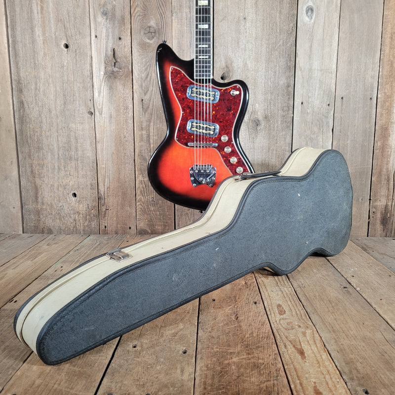 Harmony 1960s H-19 Silhouette – Vintage USA-Made Offset Electric Guitar