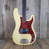 Fender P Bass Fretless Olympic White Wildly Flamed Neck 1971 Vintage Precision Bass