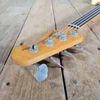 Fender P Bass Fretless Olympic White Wildly Flamed Neck 1971 Vintage Precision Bass