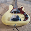 Fender P Bass Fretless Olympic White Wildly Flamed Neck 1971 Vintage Precision Bass