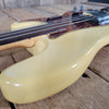Fender P Bass Fretless Olympic White Wildly Flamed Neck 1971 Vintage Precision Bass