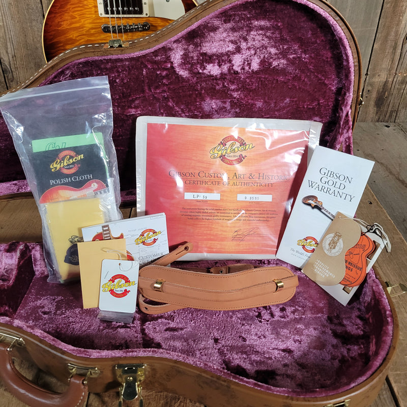 Gibson MINT Les Paul R9 LP59 Brazilian Fretboard Custom Art & Historic 2003