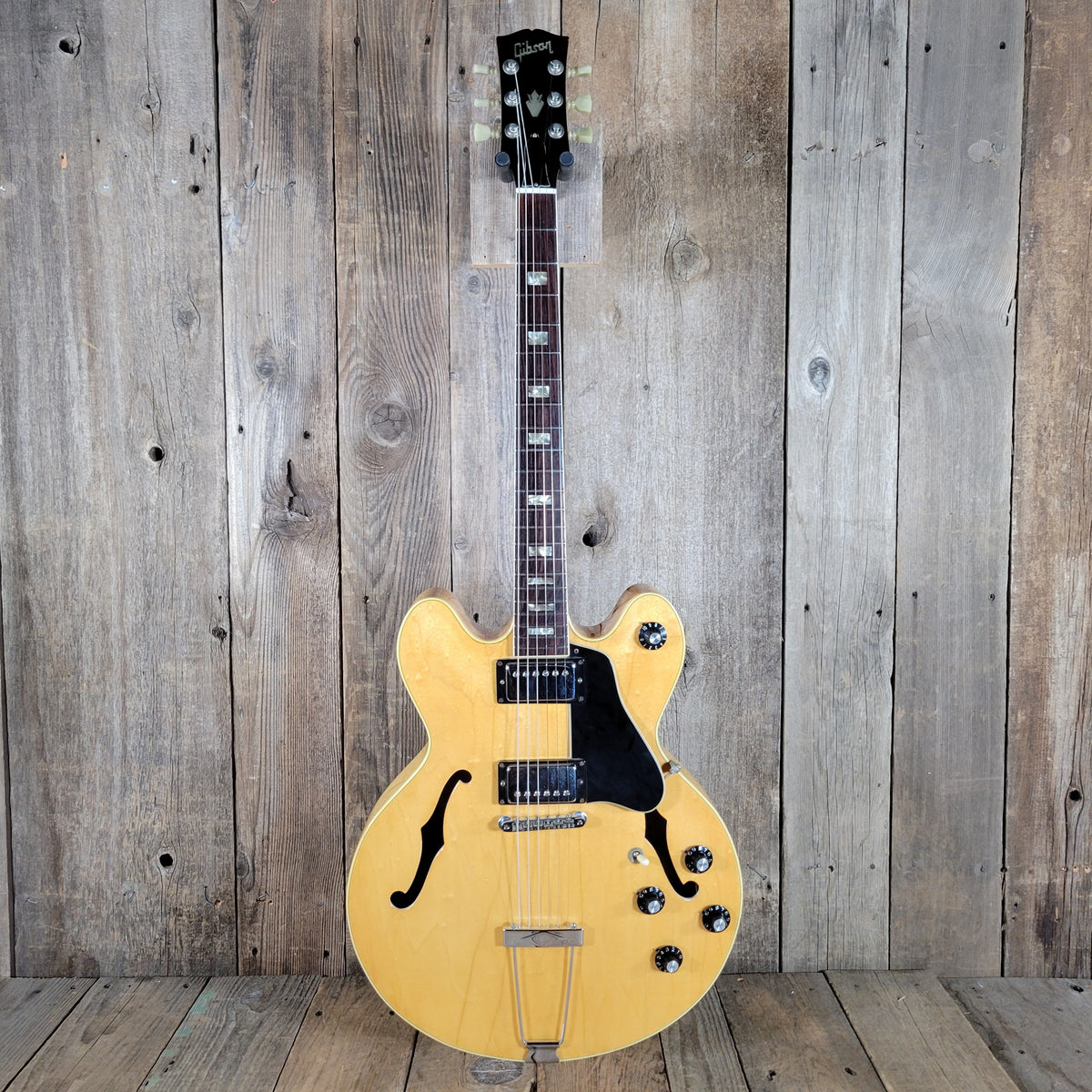 Gibson ES-150DN Natural – early ’70s Hollow-Body Double-Cut Electric Guitar