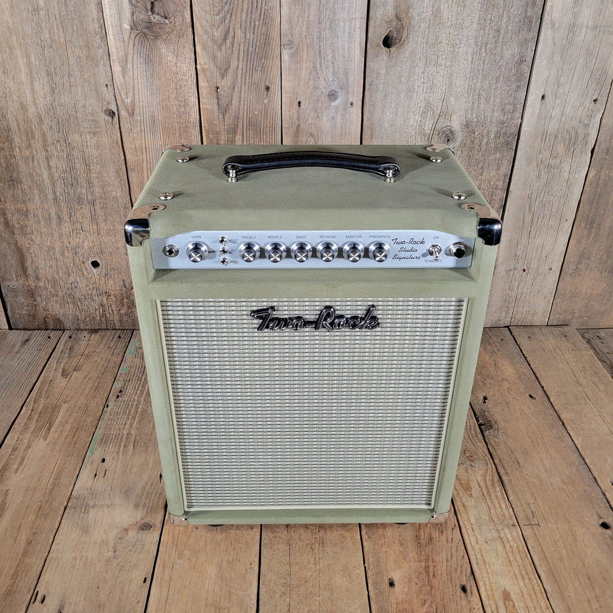Two Rock Studio Signature Combo Moss Green Suede NEW 2025 - Authorized Dealer