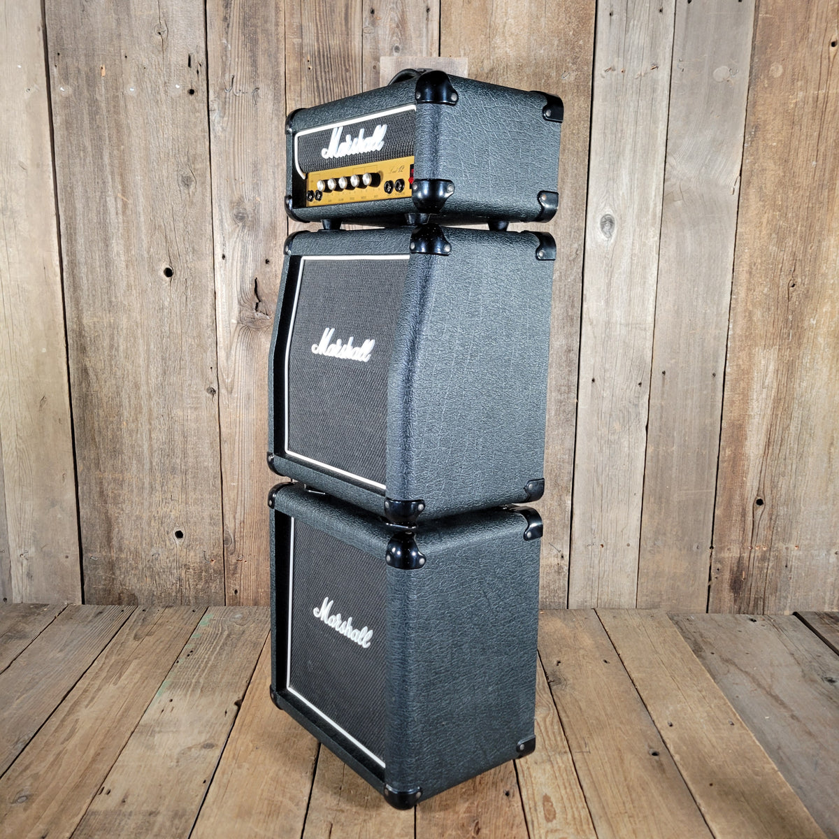 Marshall Lead 12 Mini Stack 1989 – Vintage Solid-State 12-Watt Stack with Dual 10" Cabinets