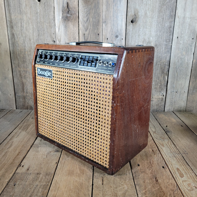 Mesa Boogie 1989 Mark III Blue Stripe DG – Imbuya Hardwood Cabinet Tube Amp