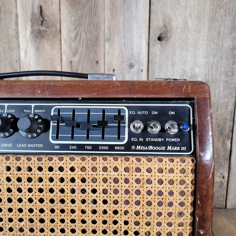 Mesa Boogie 1989 Mark III Blue Stripe DG – Imbuya Hardwood Cabinet Tube Amp