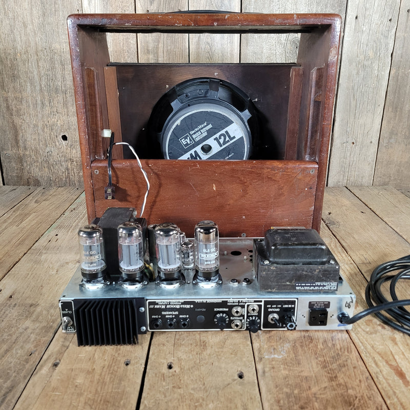 Mesa Boogie 1989 Mark III Blue Stripe DG – Imbuya Hardwood Cabinet Tube Amp