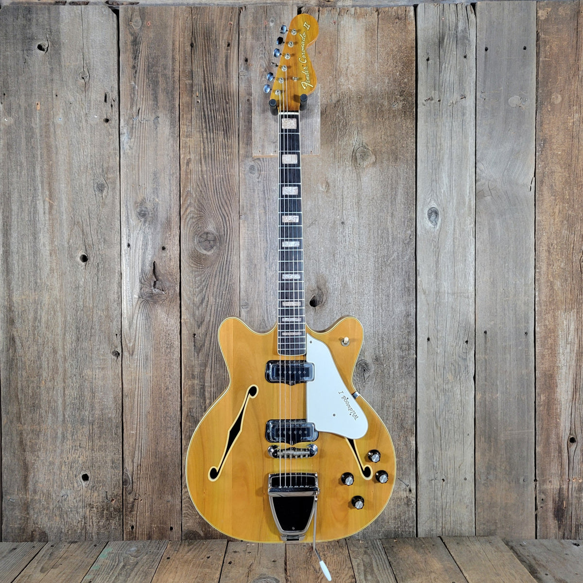 Fender Coronado II Wildwood I “Rainbow Gold” 1967 – Vintage Semi-Hollow Electric Guitar
