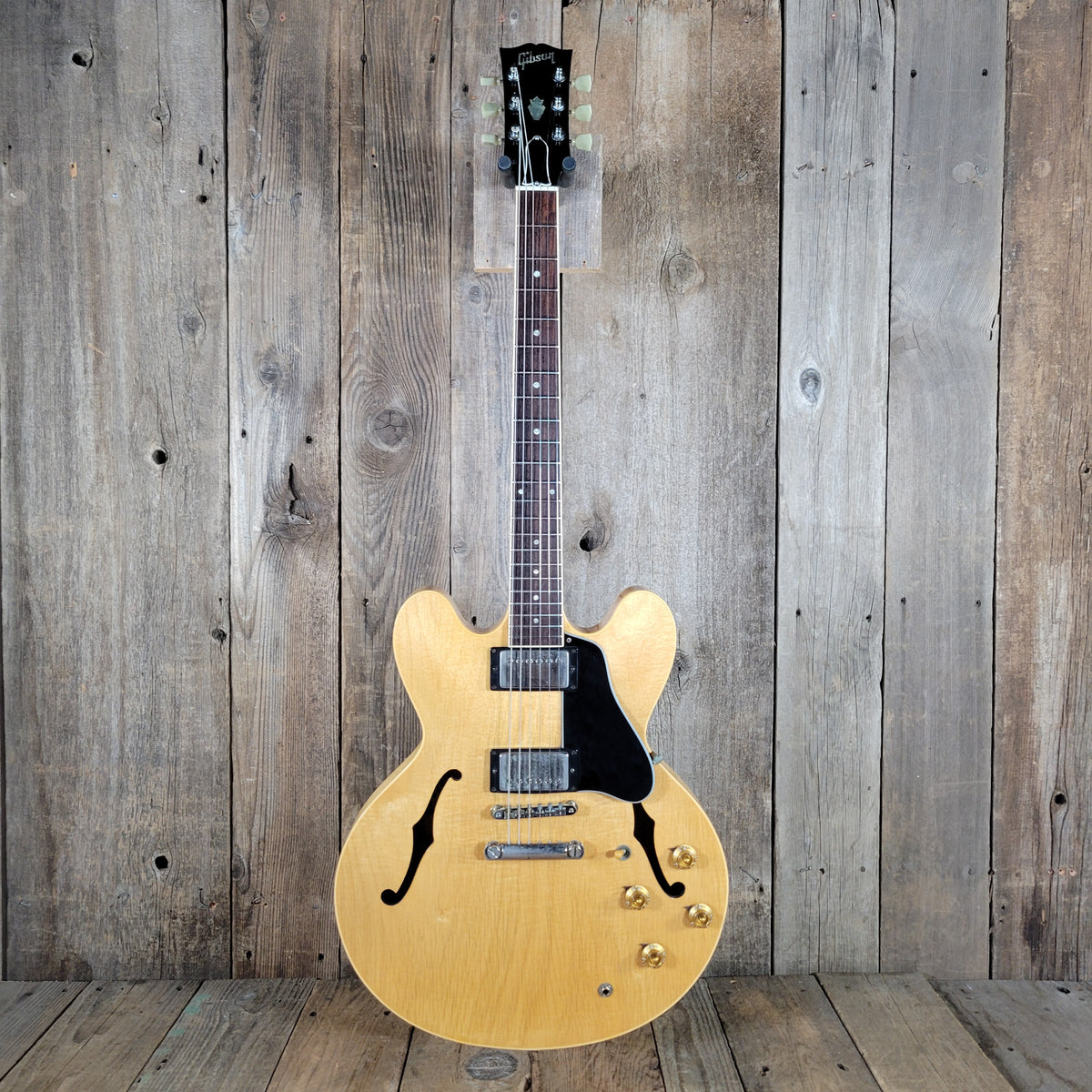 Gibson 1991  ES-335 Dot Reissue Blonde – Figured Maple Top, Vintage USA Semi-Hollow Tone