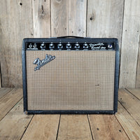 Fender 1965 Princeton Reverb Black Panel – Nickel-Plated Chassis, Vintage Handwired Tube Amp