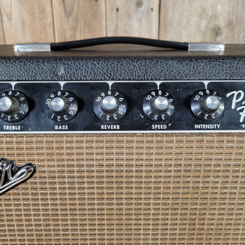 Fender 1965 Princeton Reverb Black Panel – Nickel-Plated Chassis, Vintage Handwired Tube Amp
