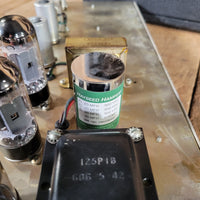 Fender 1965 Princeton Reverb Black Panel – Nickel-Plated Chassis, Vintage Handwired Tube Amp