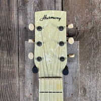 SOLD - Harmony H2 Lap Steel 1962 White MOTS Pearloid