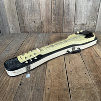 SOLD - Harmony H2 Lap Steel 1962 White MOTS Pearloid
