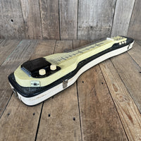SOLD - Harmony H2 Lap Steel 1962 White MOTS Pearloid