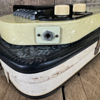 SOLD - Harmony H2 Lap Steel 1962 White MOTS Pearloid