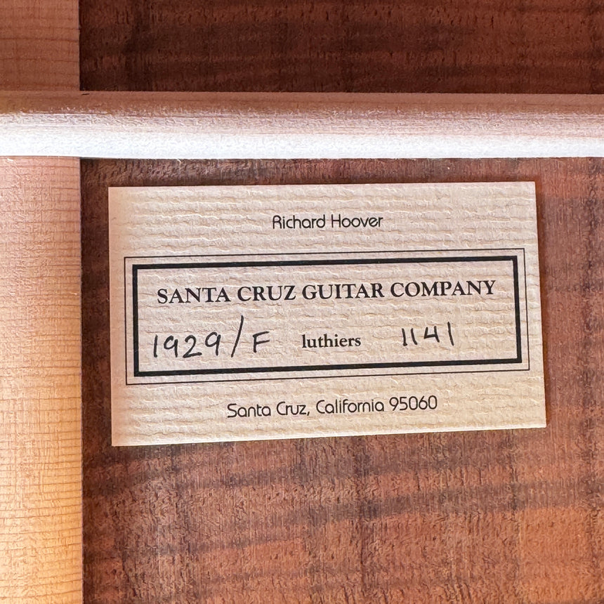 Santa Cruz 1929/F 2011 All Koa