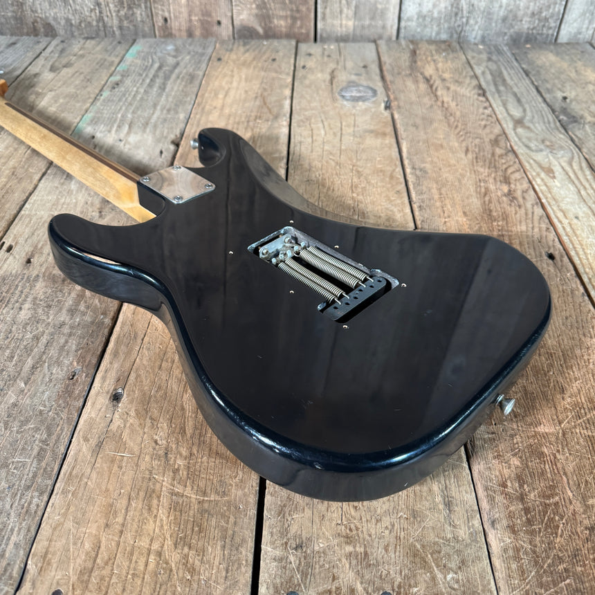 Danocaster Double Cut 6.5lb Chambered Ash Body Ron Ellis Pickups 2018 Black