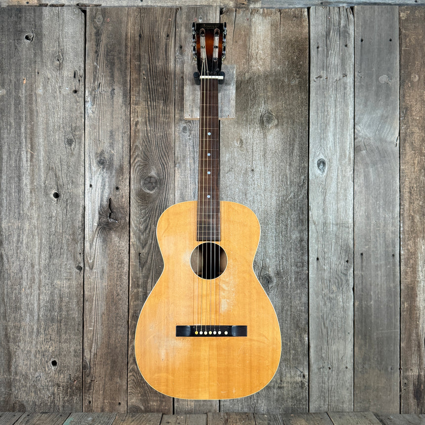 Harmony Harmolin acoustic with K&K pickup system 7 string 1960s Natural