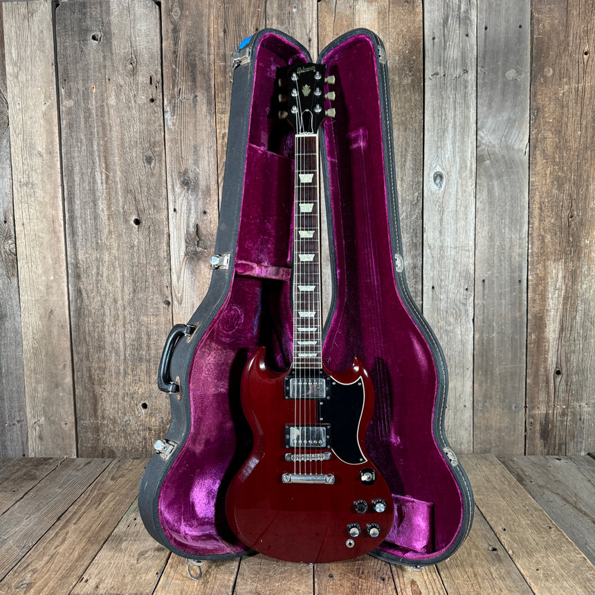 Gibson SG 1962 Reissue 1987 w/late 60s/early 70s case 1987 Cherry