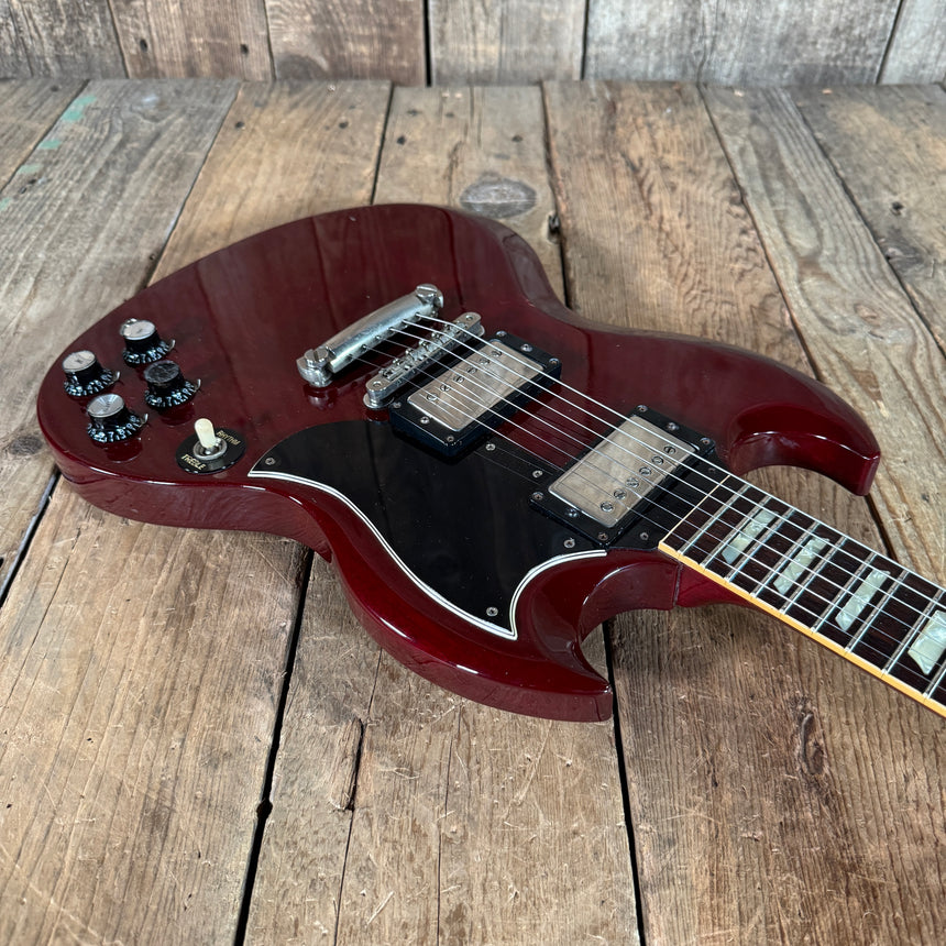 Gibson SG 1962 Reissue 1987 w/late 60s/early 70s case 1987 Cherry