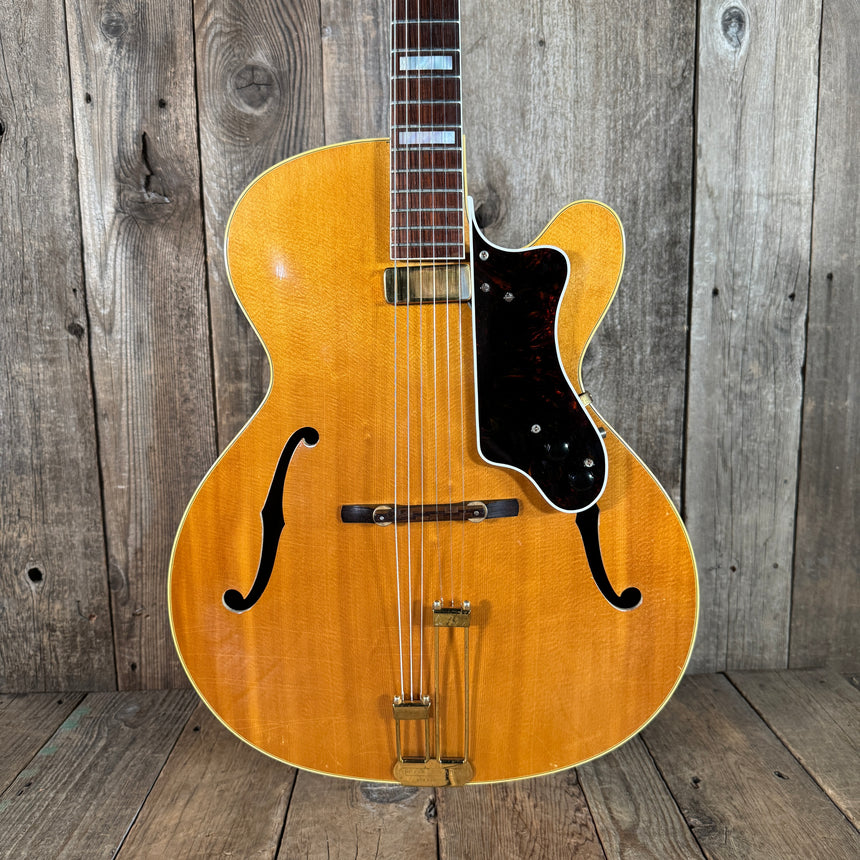 Epiphone Broadway Cutaway with added floating pickup 1955 Blonde- ON THE WAY TO THE NASHVILLE GUITAR SHOW